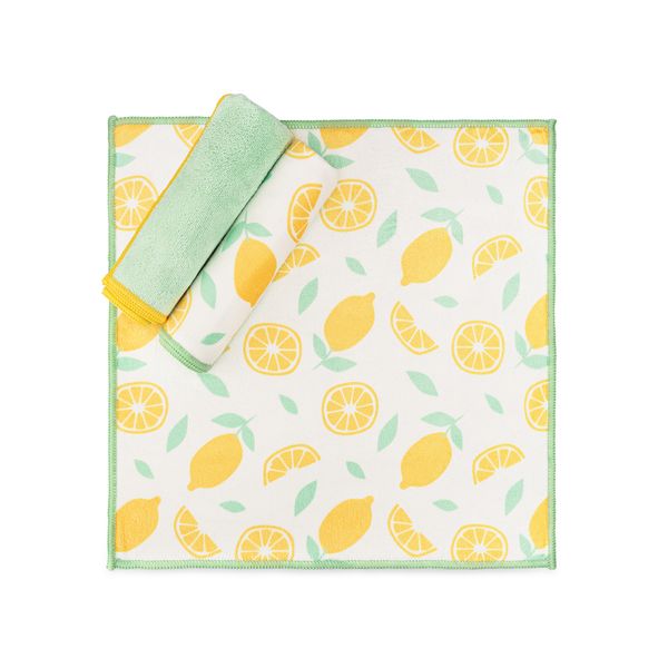 Full Circle Renew Microfiber Cloths set/3 - Citrus