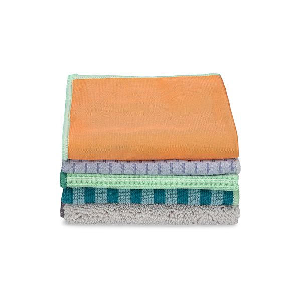 Full Circle Renew Essentials Microfiber Cloths set/5 - Multicolour