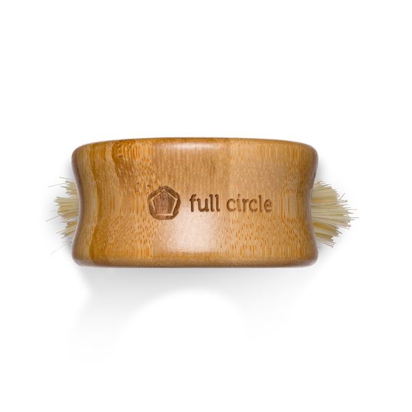 Full Circle The Ring Veggie Brush - White