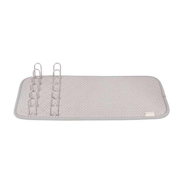 Full Circle Shape-Shifter 2-in-1 Rack & Microfiber Mat - Grey