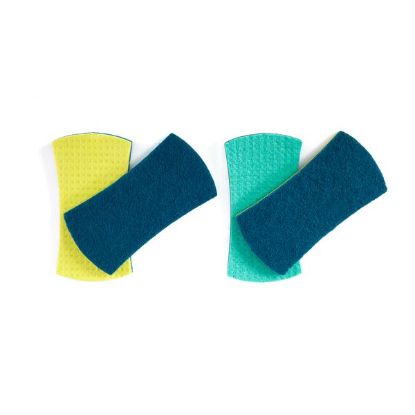 Full Circle Stretch Counter Scrubbers Set/4