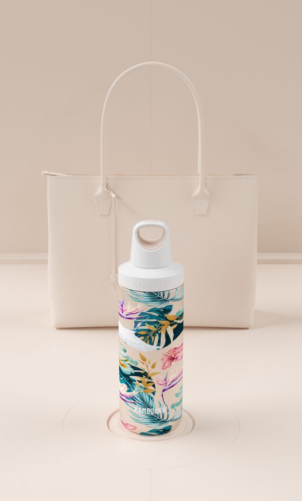 Kambukka Reno Insulated Bottle 500ml  Paradise Flower