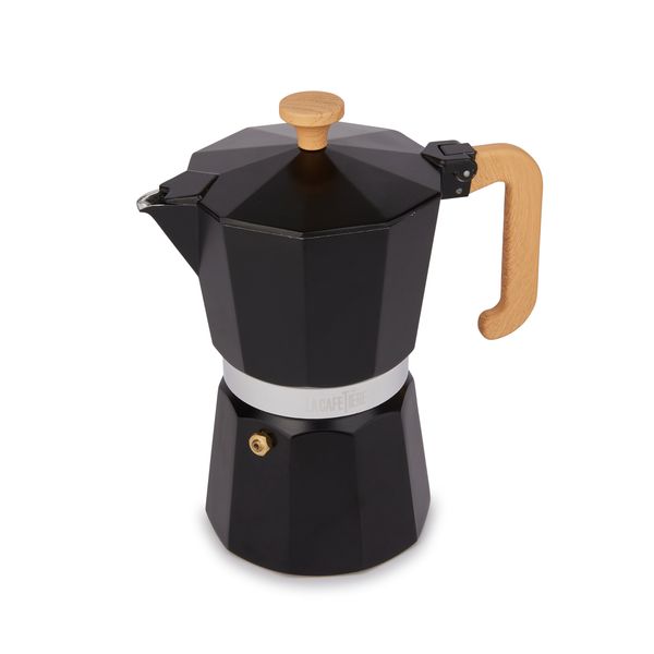 La Cafetière Venice 6 Cup Espresso Maker - Aluminium, Black