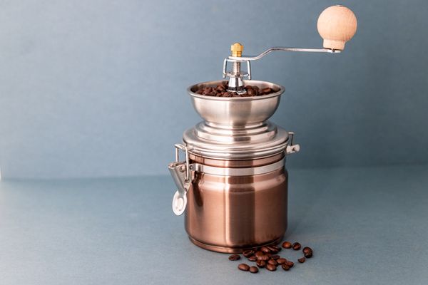 La Cafetière Manual Copper Coffee Grinder - Stainless Steel