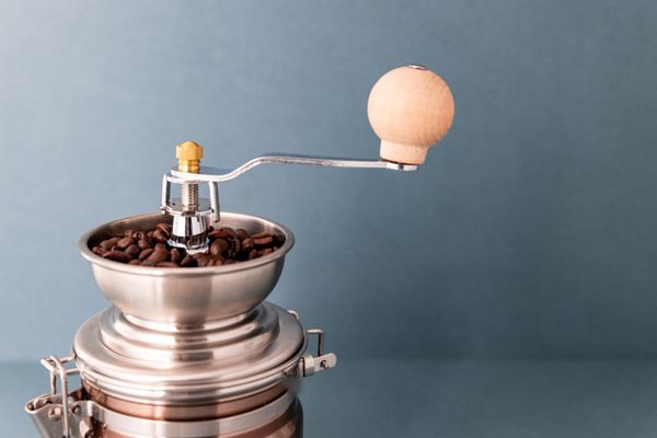 La Cafetière Manual Copper Coffee Grinder - Stainless Steel