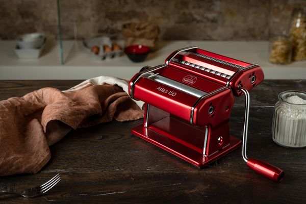 Marcato Atlas 150 Design Pasta Machine - Red