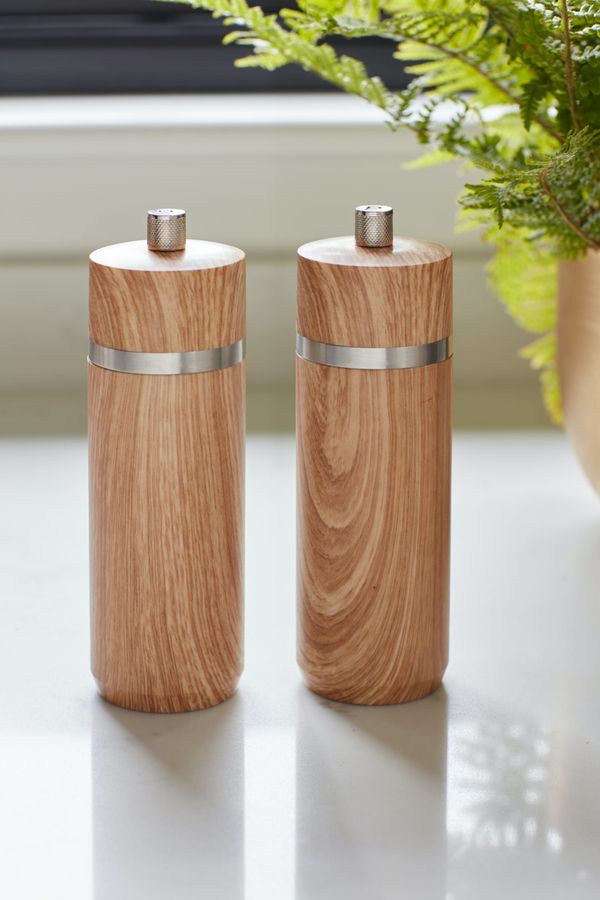 MasterCraft Beech Salt & Pepper Mill 17cm