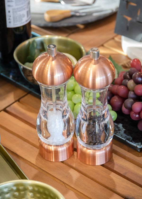 MasterCraft Copper Capstan Pepper Mill 19cm