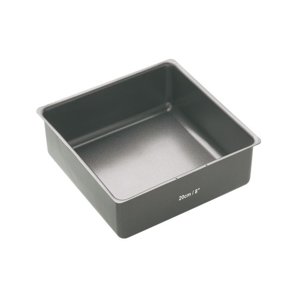 MasterCraft Heavy Loose Base Square Deep CakePan 21cm