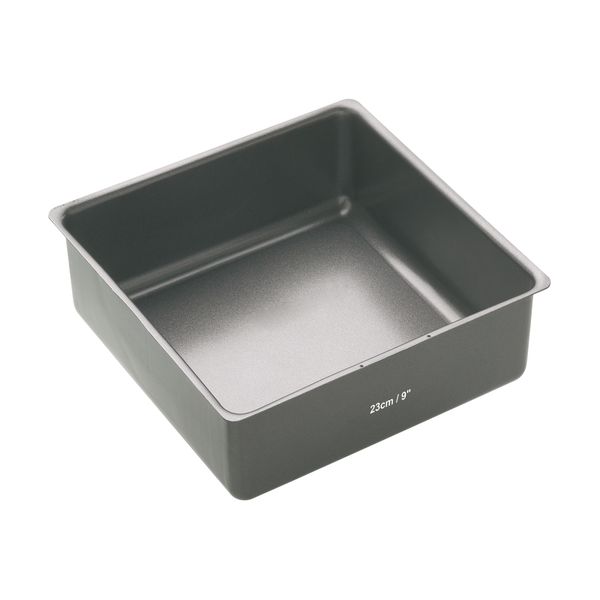 MasterCraft Heavy Loose Base Square Deep Cake Pan 23cm