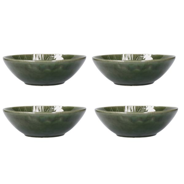 Mikasa Jardin 4pc Stoneware Pasta Bowl Set, 20cm, Gift Boxed