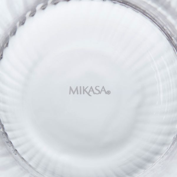 Mikasa Sorrento 4-Piece Crystal Flute Glass Set, 200ml