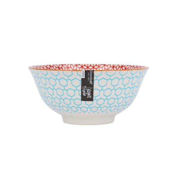 Mikasa Does it All Bowl 15.7cm - Geometric Blue