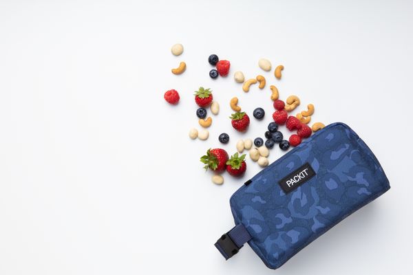 PackIt Freezable Snack Box - Navy