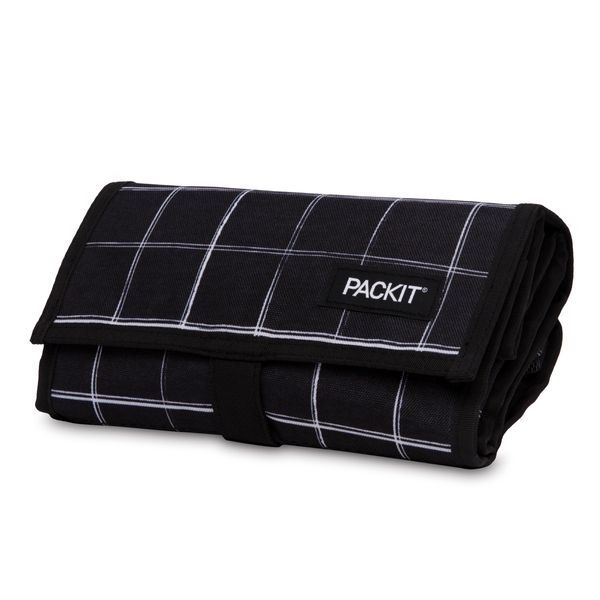 PackIt Freezable Lunch bag - Black Grid