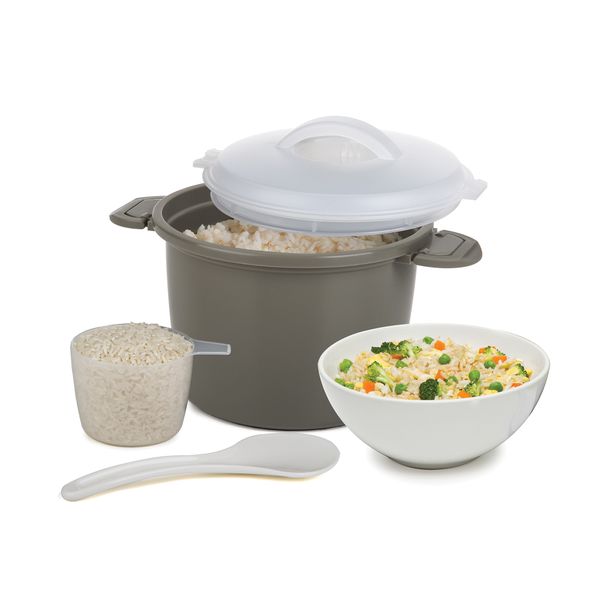 Progressive Prep Solutions Microwave Rice Cooker Set