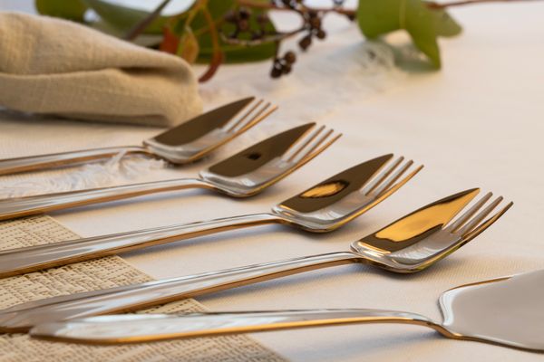 Splayd Rose Gold Cake Server & Splayd Set/5