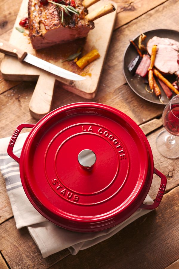 Staub Cocotte Round  26cm Cherry Red