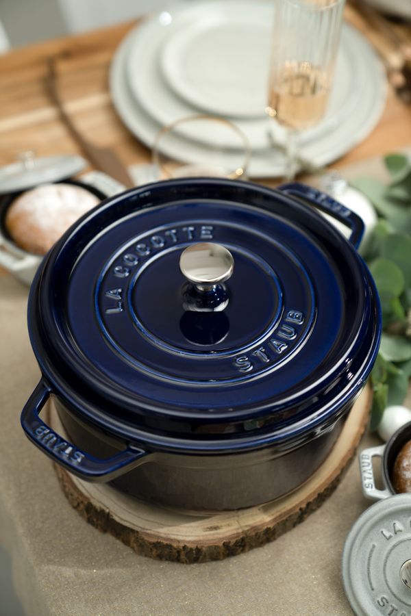 Staub Cocotte Round 24cm Dark Blue