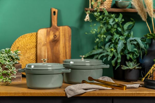 Staub Cocotte Round 20cm  - Eucalyptus