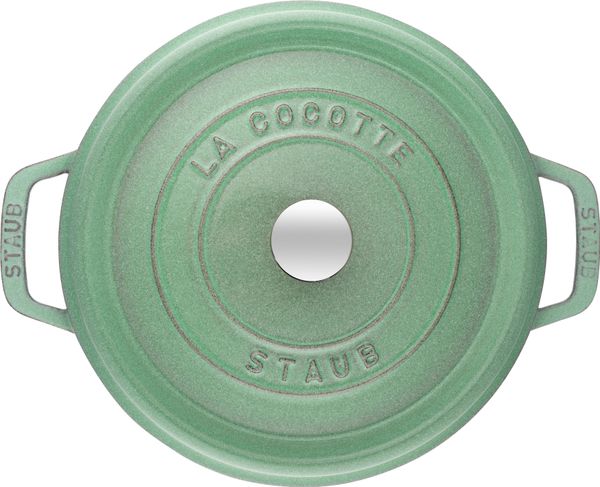 Staub Round Cocotte - 24cm Sage