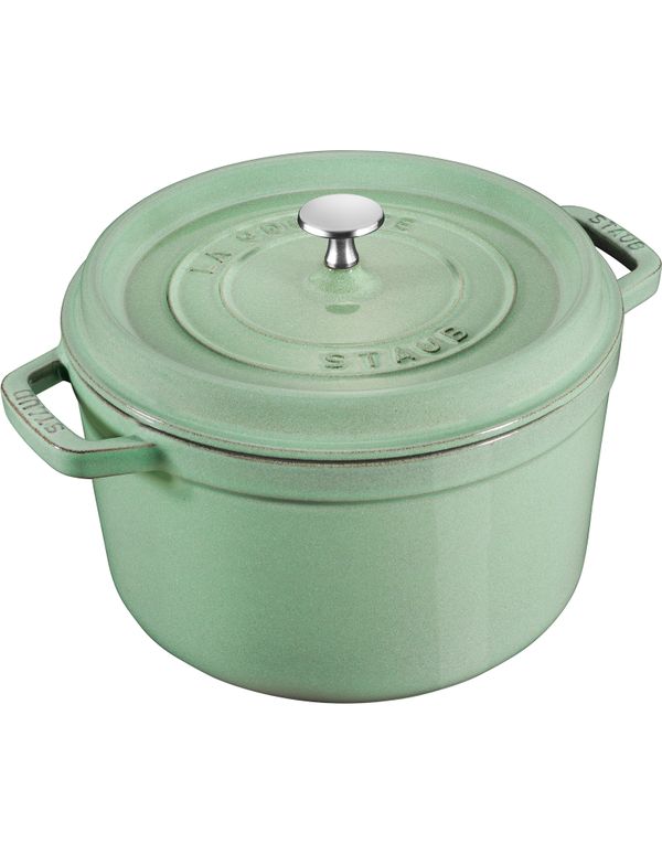 Staub Round Cocotte - 28cm Sage