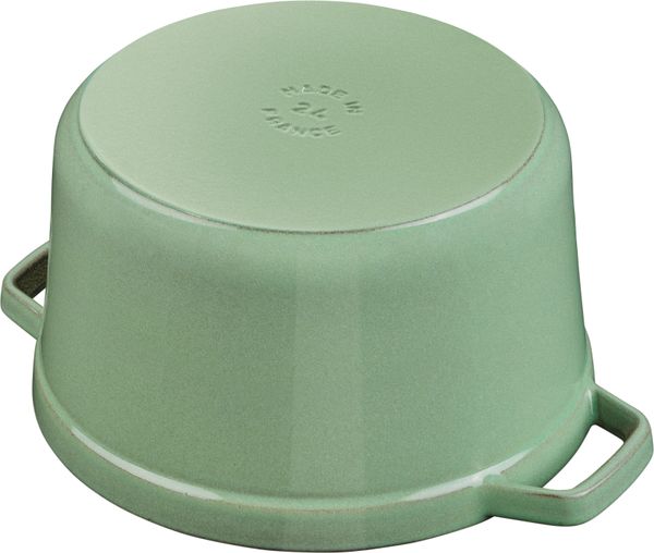 Staub Round Cocotte - 28cm Sage