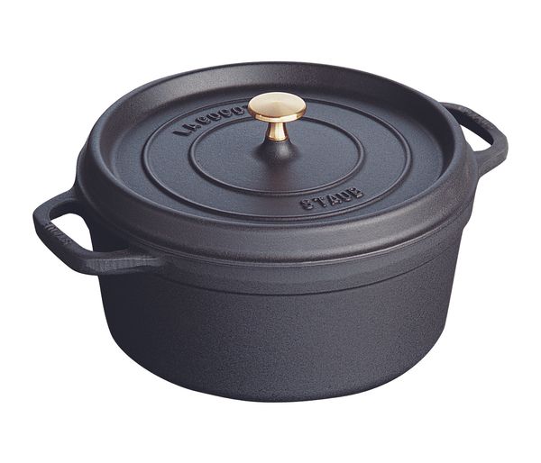 Staub Cocotte Round 24cm Black