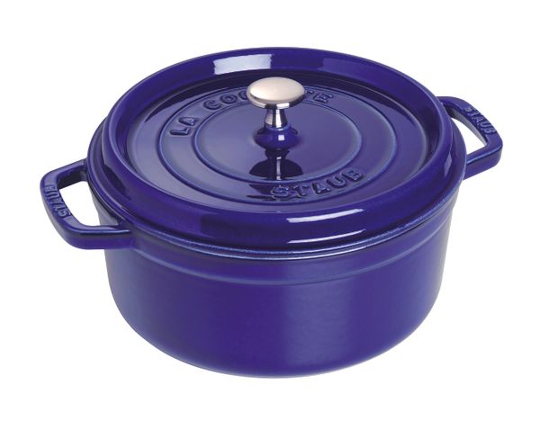 Staub Cocotte Round 24cm Dark Blue