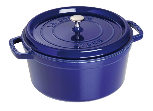 Staub Cocotte Round 24cm Dark Blue