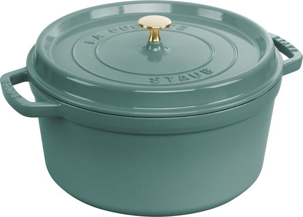 Staub Cocotte Round 24cm - Eucalyptus