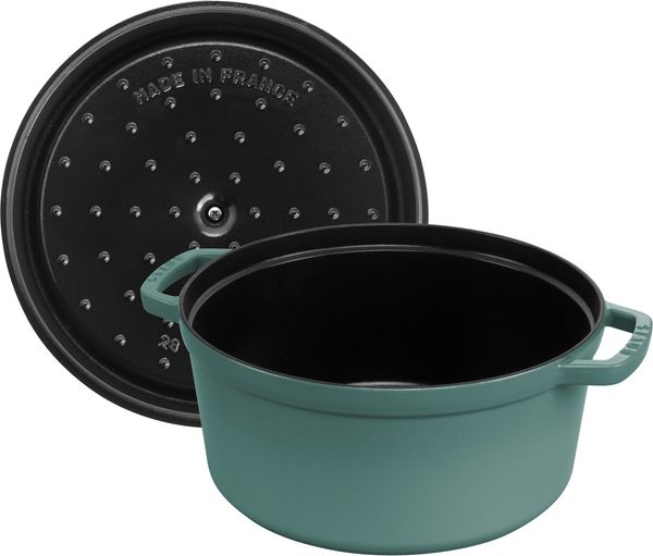 Staub Cocotte Round 24cm - Eucalyptus