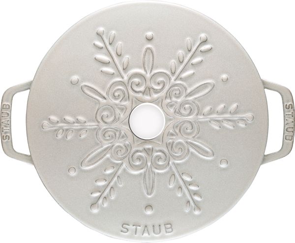 Staub French Oven Snowflake White Truffle 24cm