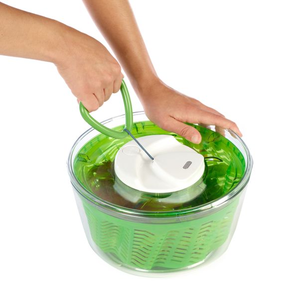 Zyliss Easy Spin 2 Large Salad Spinner Green